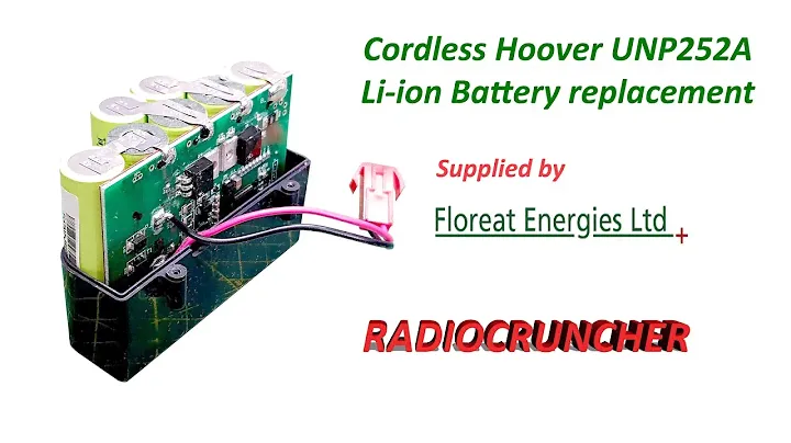 (UPDATED) Hoover UNP252A cordless vacuum repair part 2: The battery pack