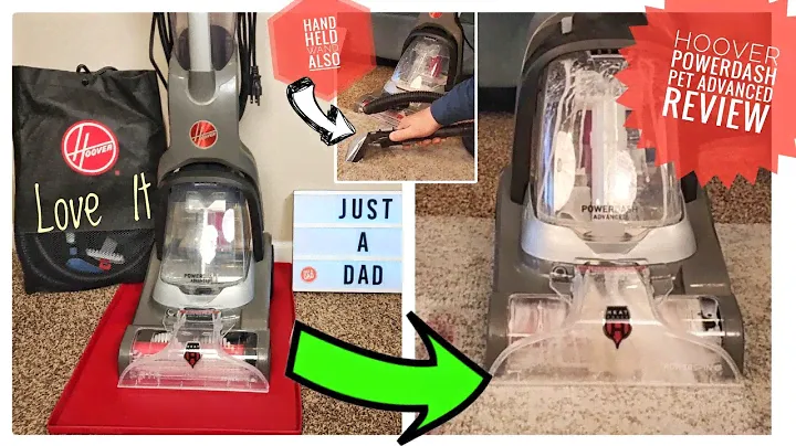 NEW! Hoover PowerDash Pet Advanced Upright Compact Carpet Cleaner Review   I LOVE IT!!!