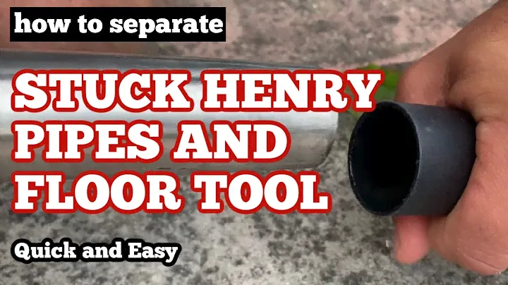 Henry Hoover Floor Head Tool Stuck On Metal Pipes? 20 Second Easy Hack