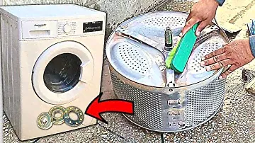 Front Load Washing Machine Service: Drum Clean, Bearing Change & Assembly