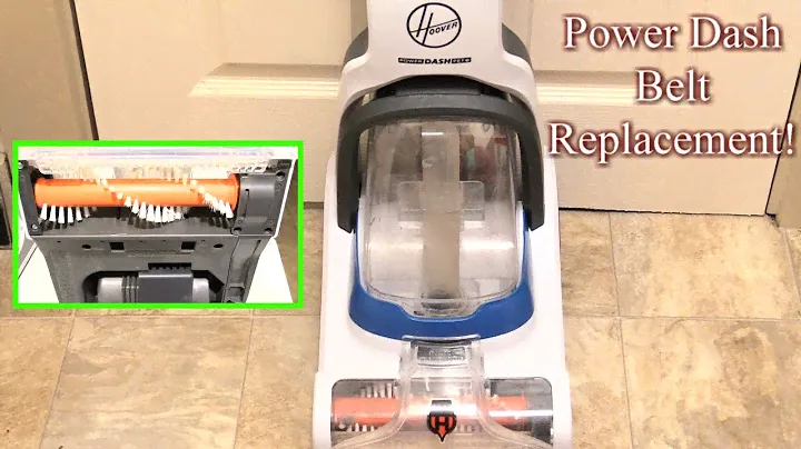 Hoover Power Dash Carpet Cleaner belt Replacement!
