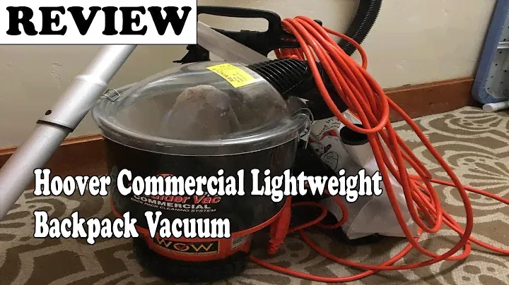 Hoover Commercial Lightweight Backpack Vacuum C2401 - Review 2019