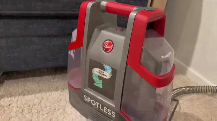 Review and demo of Hoover Spotless Portable Carpet and Upholstery cleaner