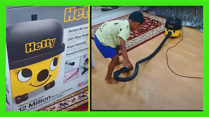 Hetty hoover vacuum cleaner - Numatic International - kids pretend play videos