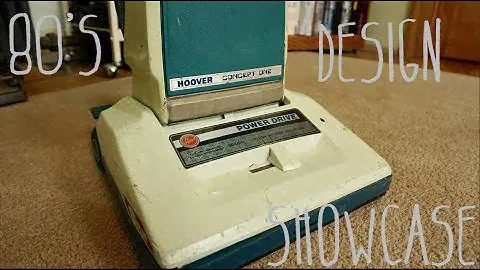 1982 Hoover Concept One Vacuum cleaner | Overview and demonstration