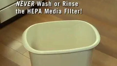 Cleaning the HEPA Filter: Hoover T Series™ WindTunnel® Pet Rewind Bagless Upright UH70211