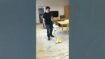 Testing electric hard floor cleaner
