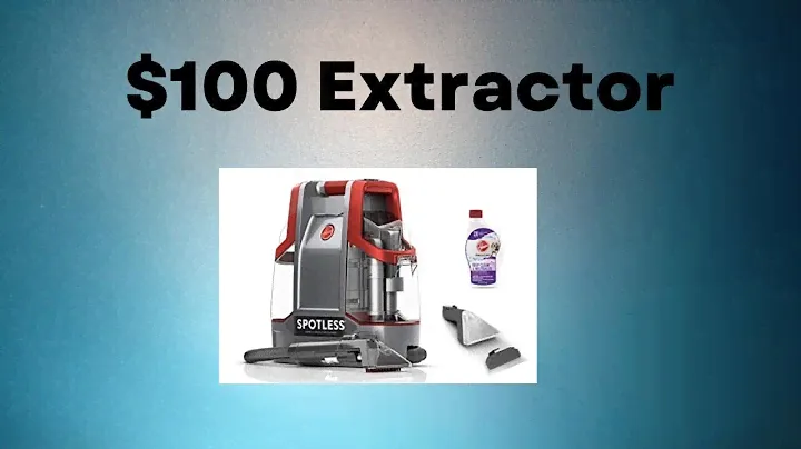 Hoover Spotless Portable Carpet & Upholstery Spot Cleaner, FH11300PC Review