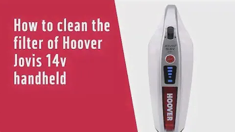 How to clean the filter of Hoover Jovis 14v handheld - 7094741