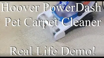 Hoover PowerDash Pet Carpet Cleaner FH50700 Demo and Review
