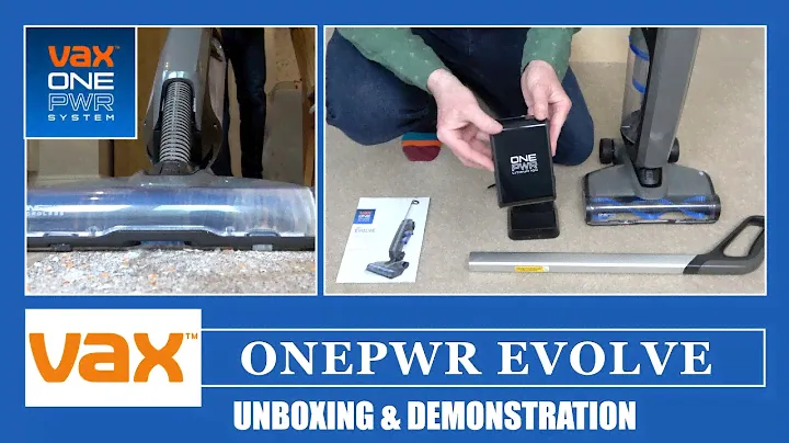 Vax ONEPWR Evolve Cordless Upright Vacuum Cleaner Demonstration