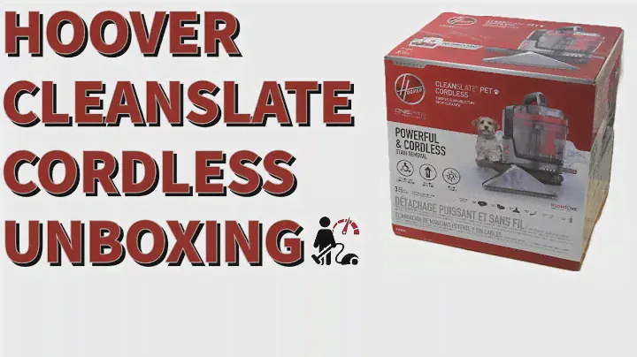 Hoover ONEPWR CleanSlate Cordless Spot BH1400V UNBOXING