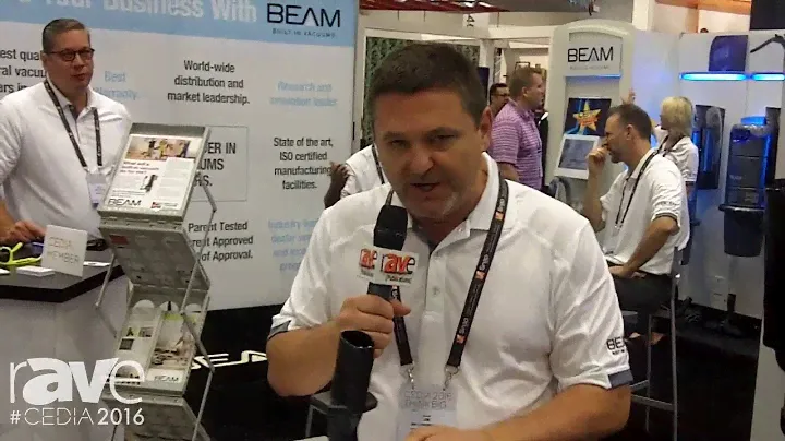 CEDIA 2016: Beam Vacuums Show Precision Power Head with Four Different Height Adjustments