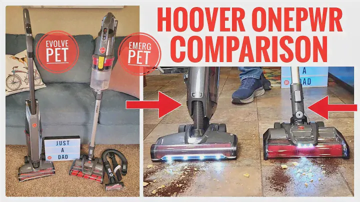Hoover ONEPWR Evolve Pet vs Emerge Pet Cordless Vacuum Cleaner Comparison