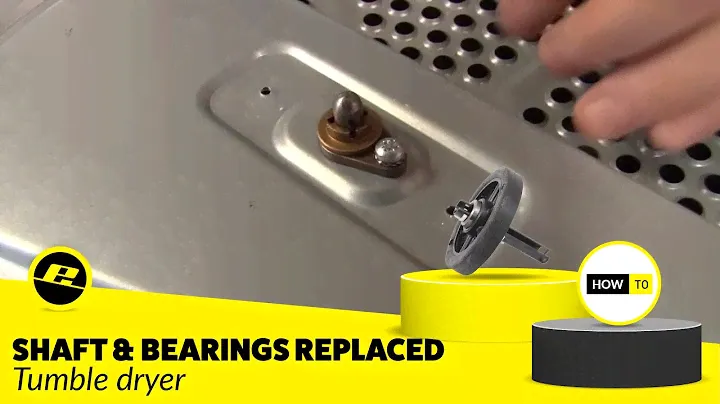 You Can Replace Tumble Dryer Shaft & Bearings EASILY Yourself!