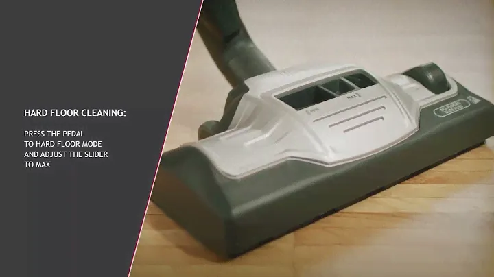 Cylinders Corded | Hoover - H-ENERGY 700 - How to use the main nozzle | 20s