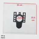 5 шт., мешки для пылесоса Hoover Telios Plus TE 75011 TPP 2320 TS 2050 (art.: 3920b97014ad8)