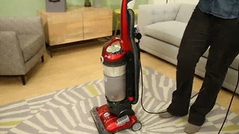 Testing out the Hoover WindTunnel 3 High Performance Bagless Upright vacuum