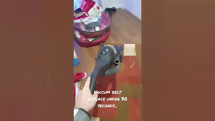 Vacuum Belt Replacement under 30 seconds.