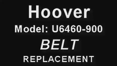 Vacuum Belt Replacement on Hoover Windtunnel Model U6460-900