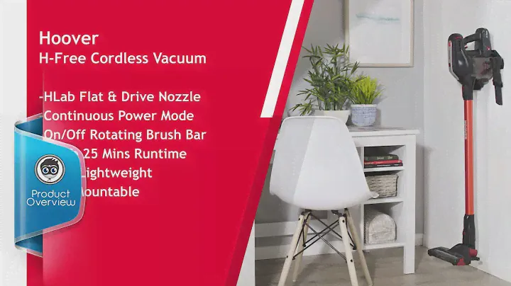 Hoover H-Free Cordless Vacuum Product Overview