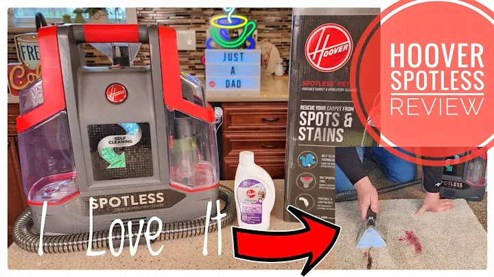 NEW 2023 Improved Design HOOVER Spotless Portable Carpet Spot Cleaner Review   I LOVE IT STILL !!!!!