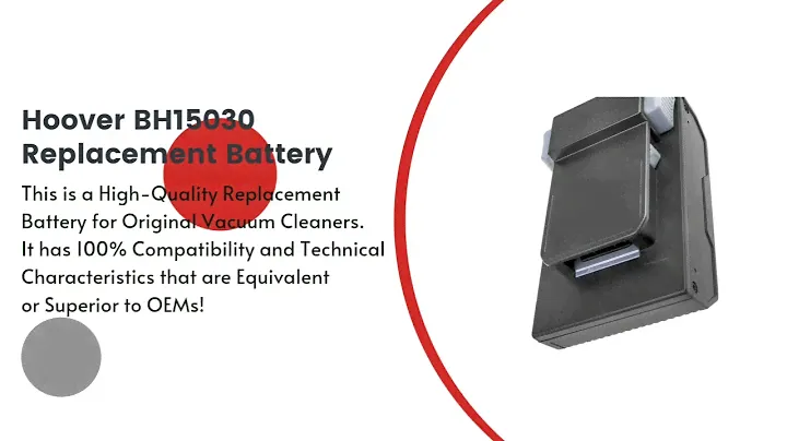 Replacement Battery for Hoover BH15030
