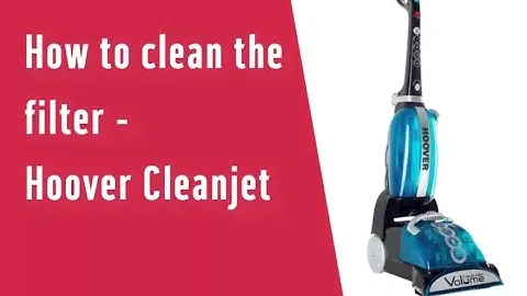 How to clean the filter - Hoover Cleanjet CJ625 (3572889)