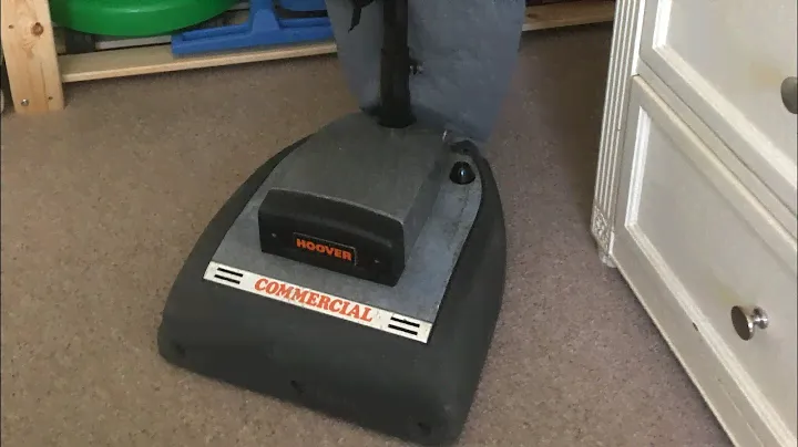 Vintage 1985 hoover U7008 commercial upright vacuum after refurb
